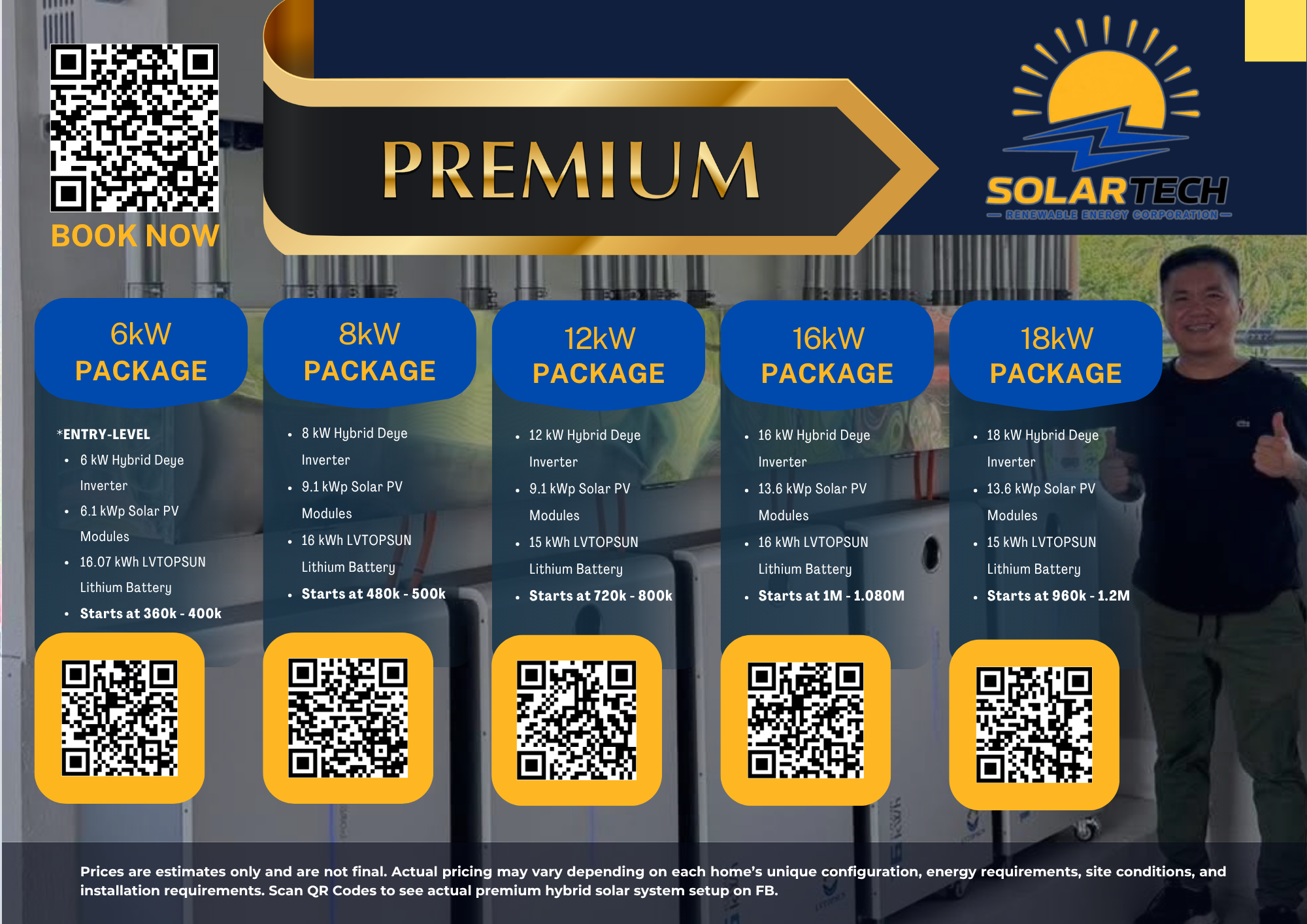 SolarTech solar package flyer